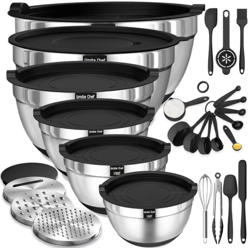 Thickened Heavy-Duty 26pcs Stainless Steel Bowl